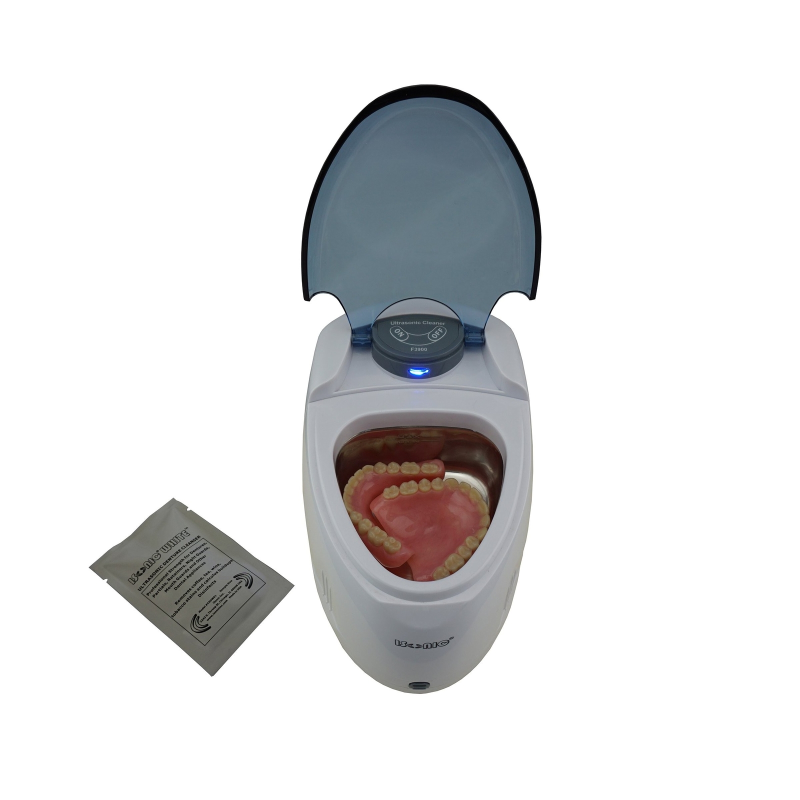 iSonic F3900 Ultrasonic Denture/Aligner/Retainer Cleaner for all dental and s…