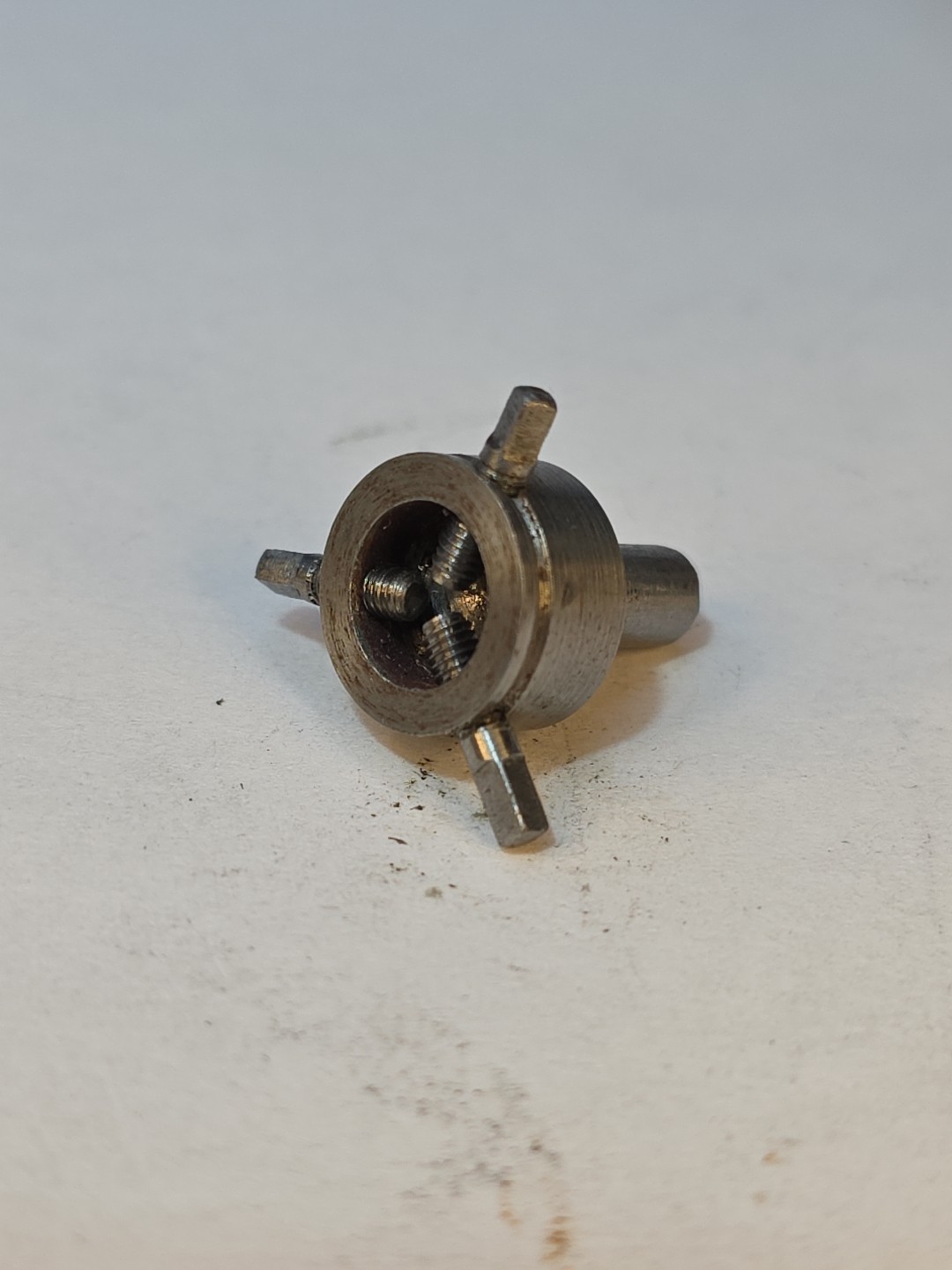 watchmakers lathe Ajustable 3 Point Holder 4.76mm Mounting Shaft