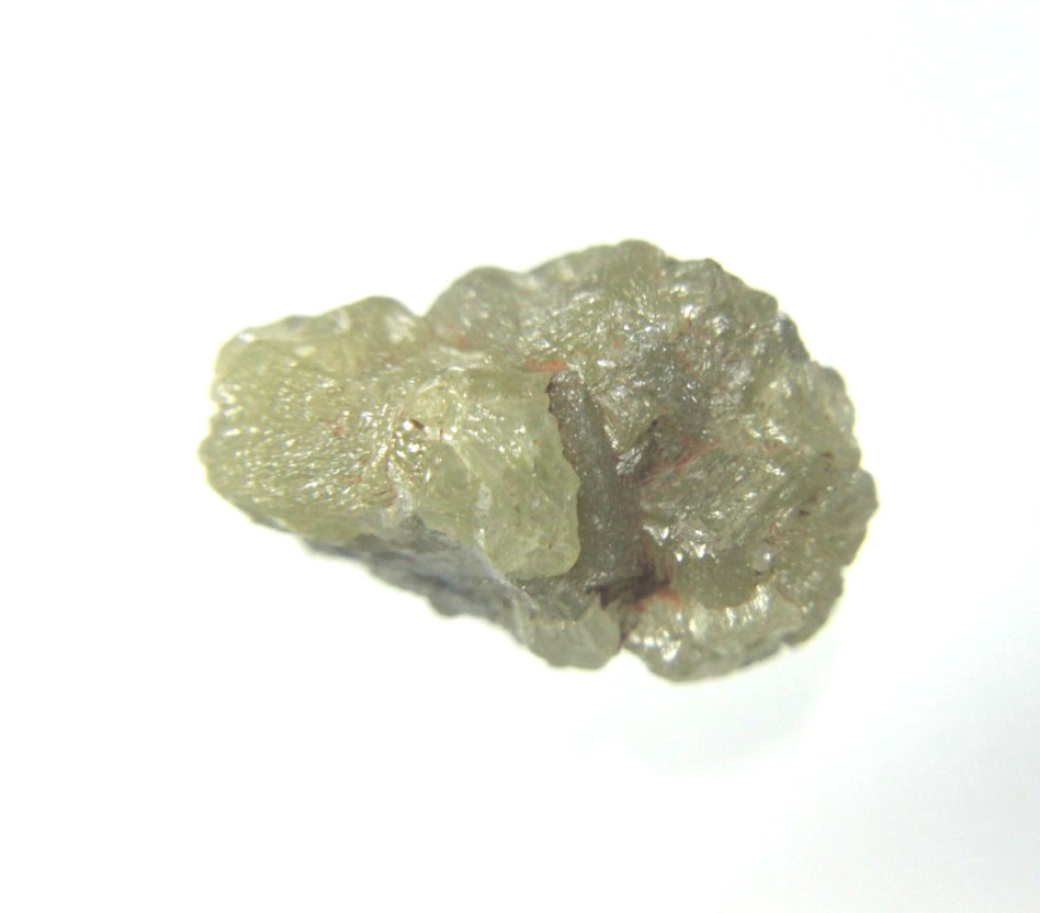 5.08 CTS RAW UNCUT NATURAL GREY COLOR ROUGH DIAMOND PIECE 12.60×7.83×6.99 MM