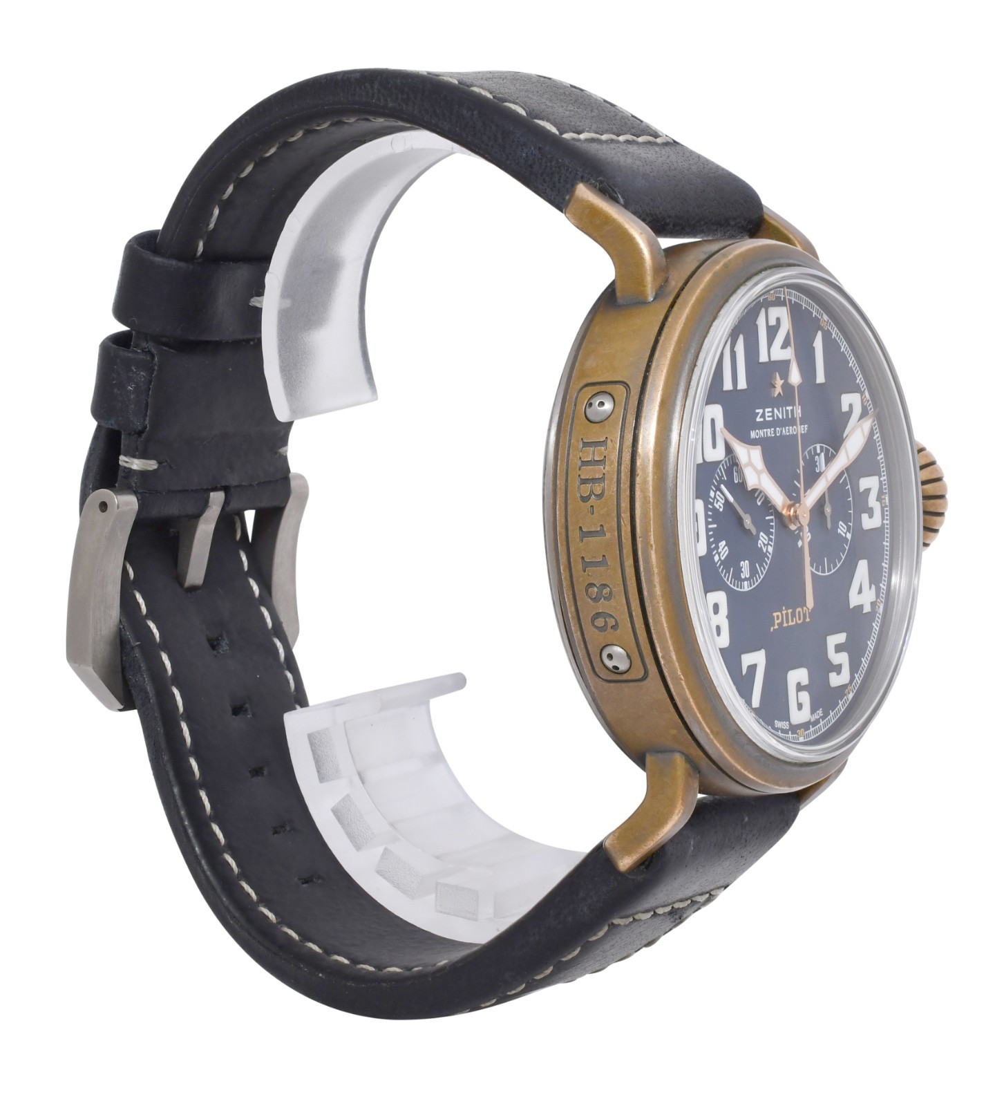 Zenith Pilot Type 20 Chronograph Bronze Blue Dial 45mm Watch B/P ’20 29.2430.406