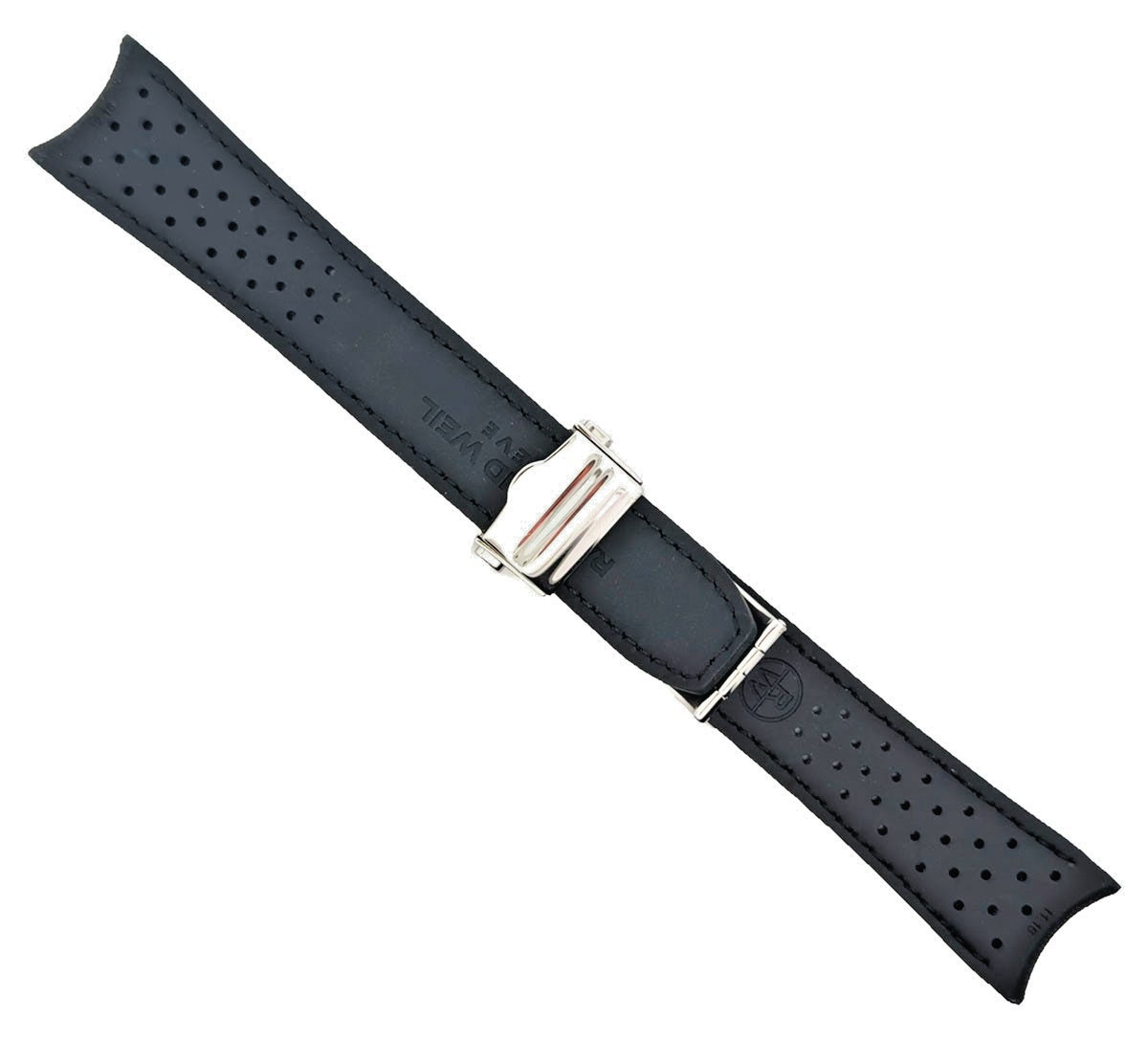 Raymond Weil Freelancer Men’s 22mm Black Rubber Watch Band Strap