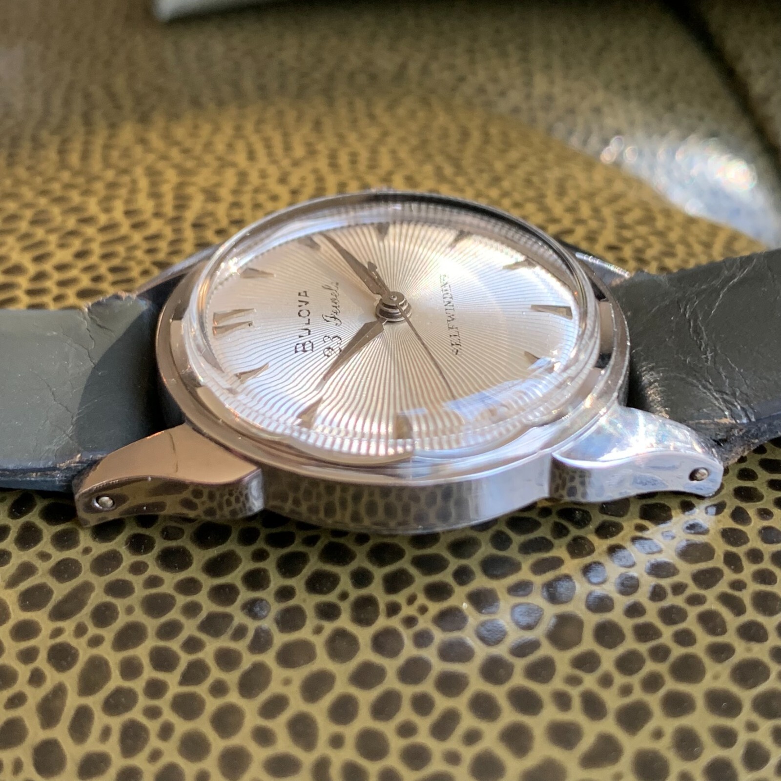 1958 Bulova 23 Jewels Adjusted 10BPAC Stainless Steel Automatic Wristwatch #4