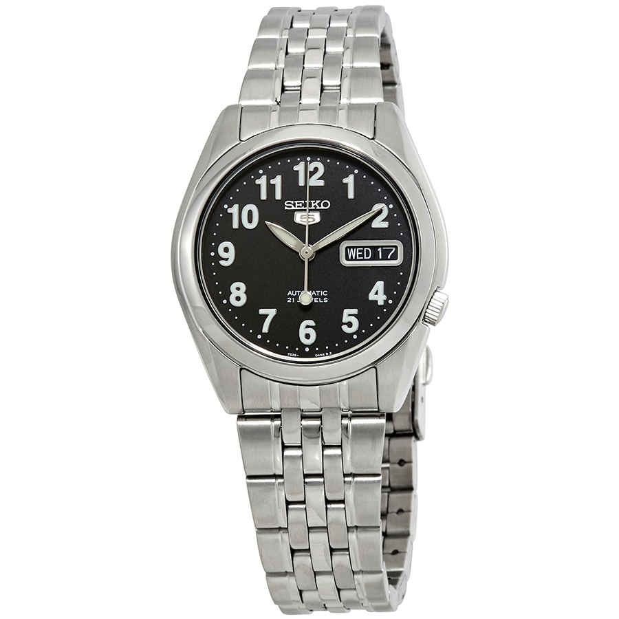 Seiko Series 5 Automatic Black Dial Men’s Watch SNK381