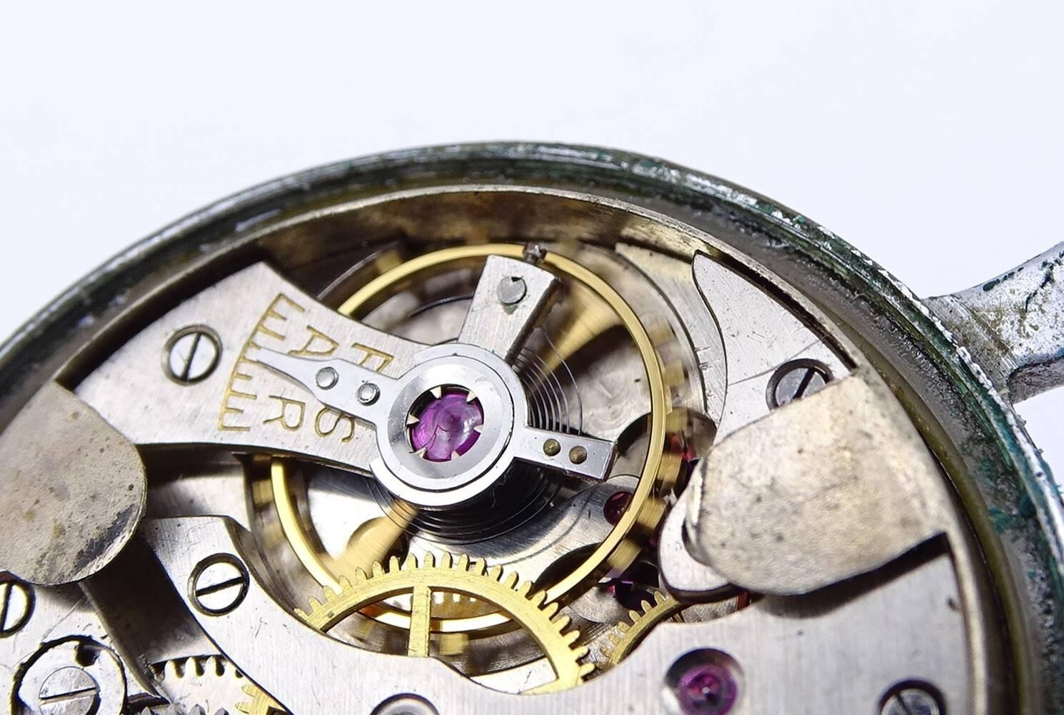 Rare RECTA CAL. G1 Luftwaffe Military Wehrmacht WWII MECHANICAL WRISTWATCH