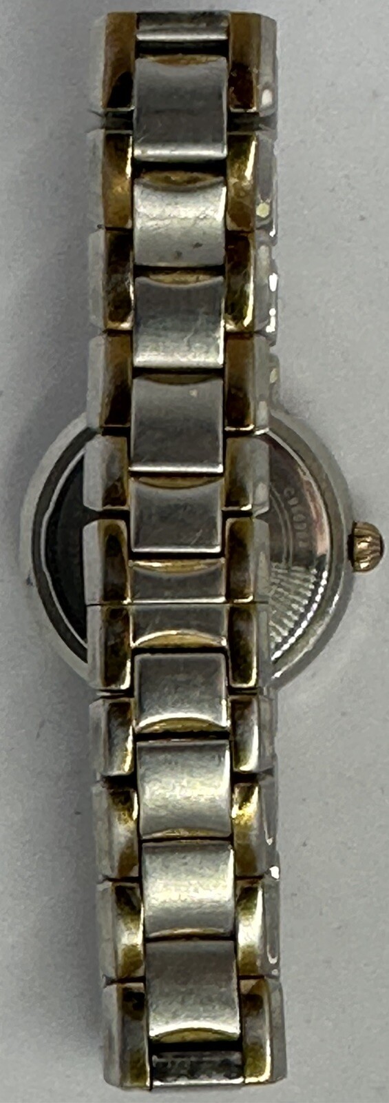 Bulova Watch New Battery Women Two Tone Silver Dial 27mm Round 98L153 6″
