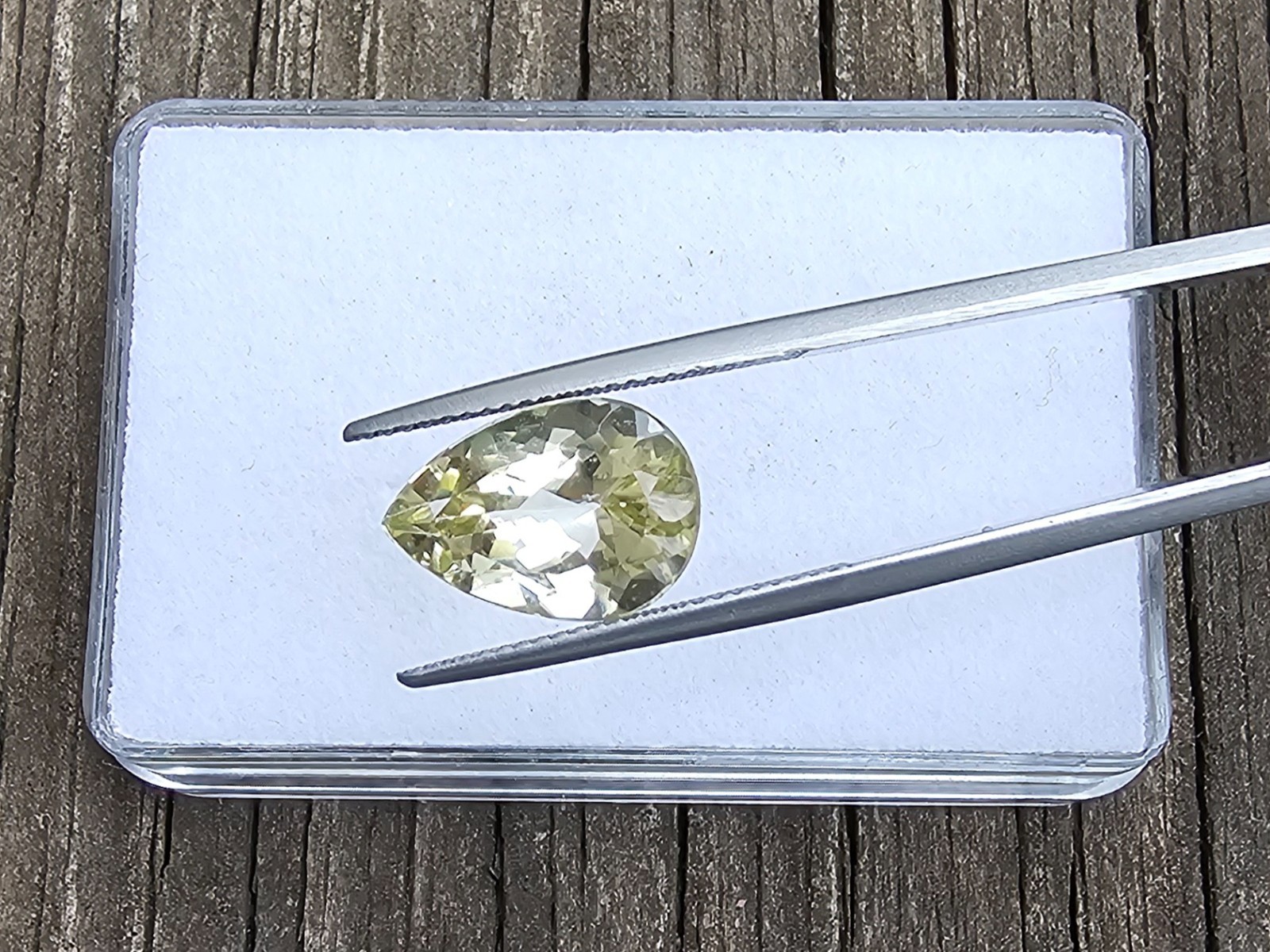 Yellow Beryl 14×9.7mm Pear Shape Loose Gemstone!