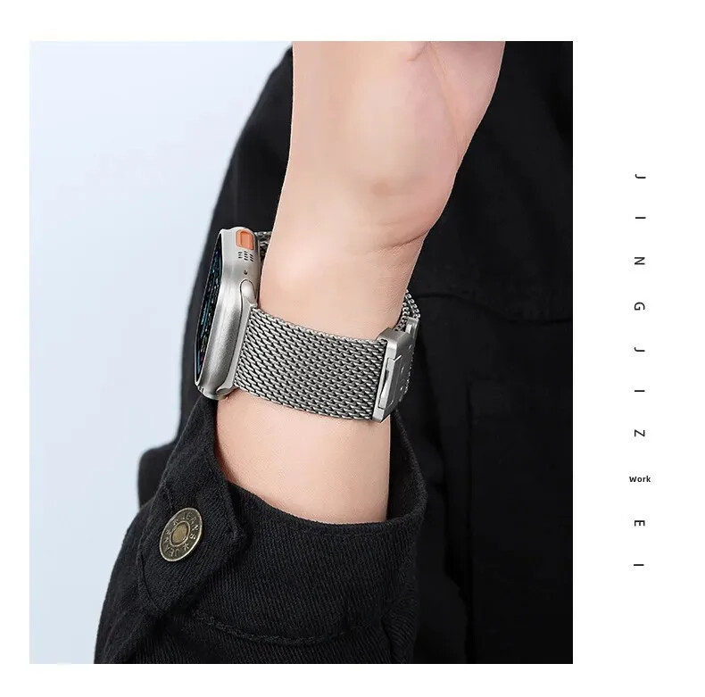 Titanium Metal iWatch Band Strap For Apple Watch Ultra 11 10 9 8 7 6 5 4 SE 3 2