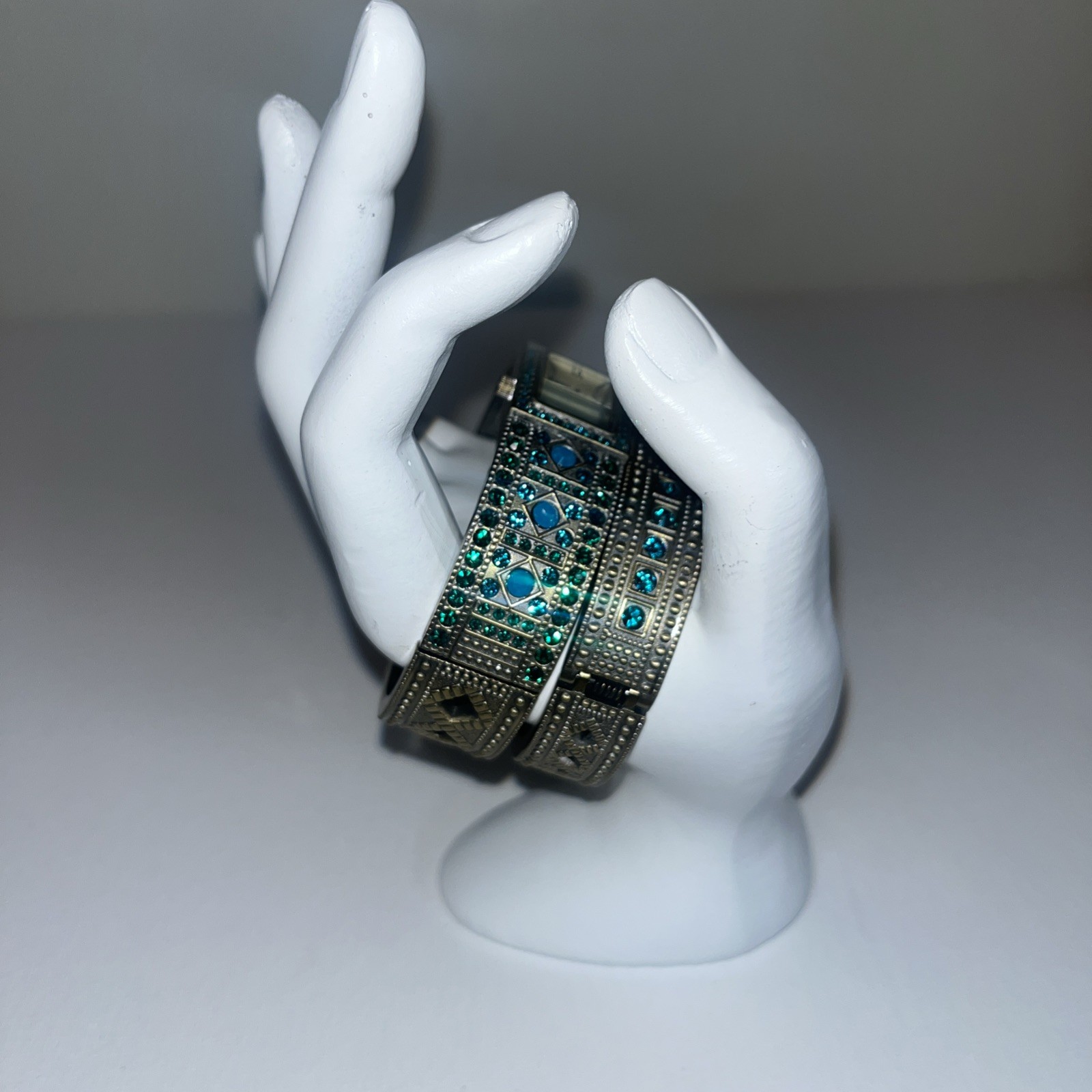 Heidi Daus “Double Trouble” Crystal Bangle And Watch Set NIB With Tags