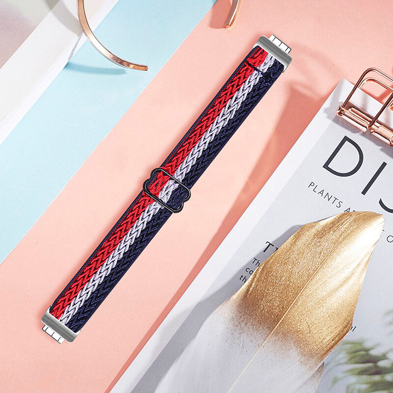 For Fitbit Inspire 3/HR/Inspire 2 Watchband Elastic Woven Nylon Sport Band Strap
