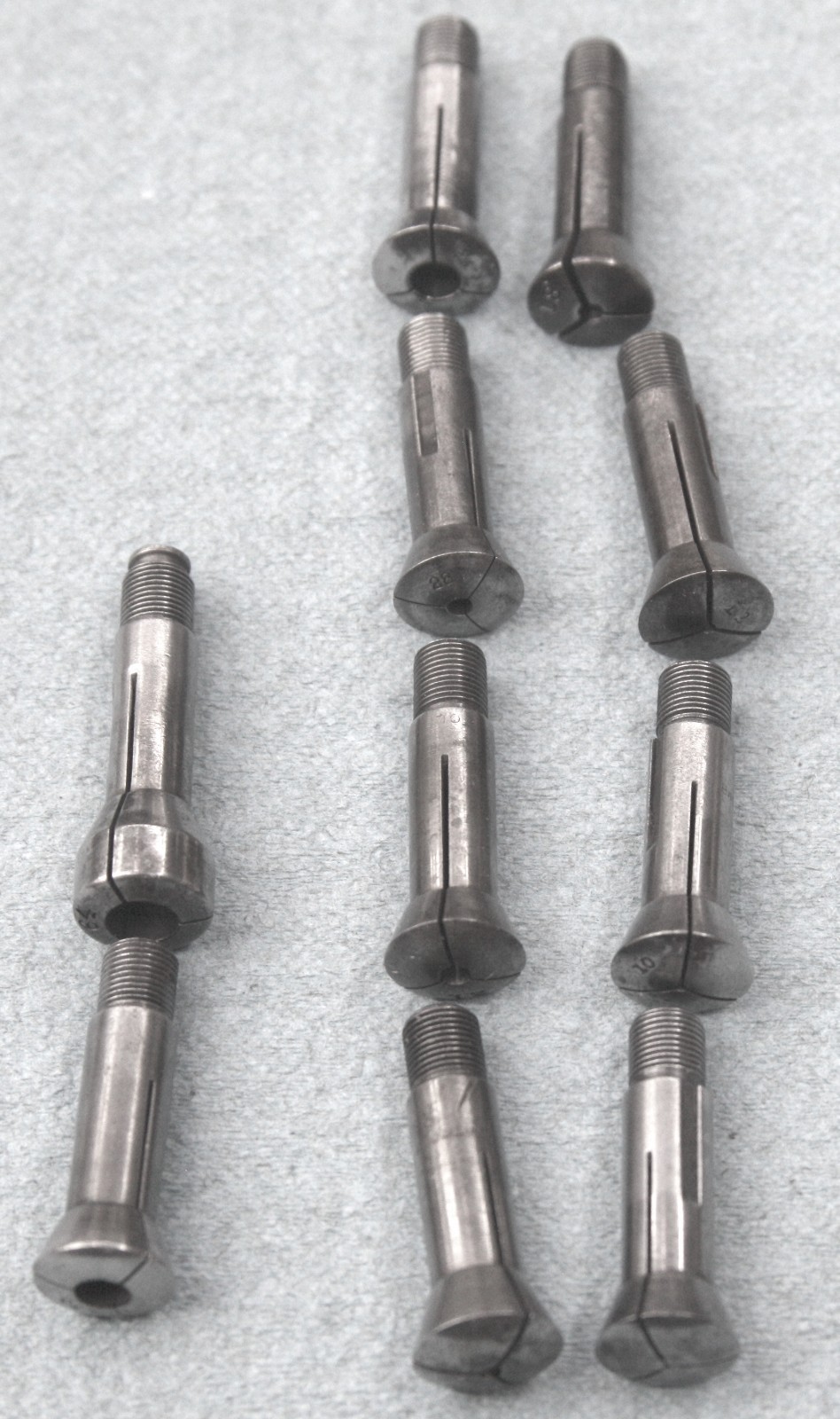 10 watchmakers jewelers lathe 8mm WW collets