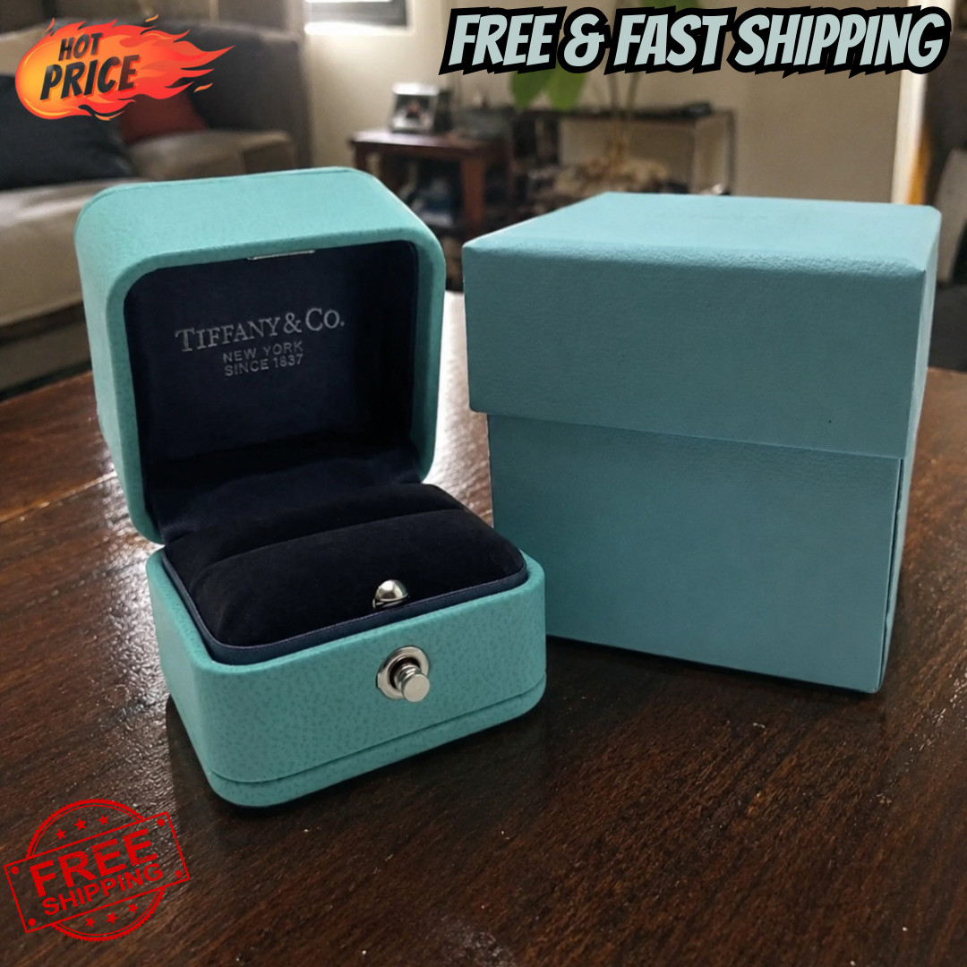 Tiffany & Co Engagement Ring Box w/ Outer Box & Ribbon Gift Set Free & Fast Ship