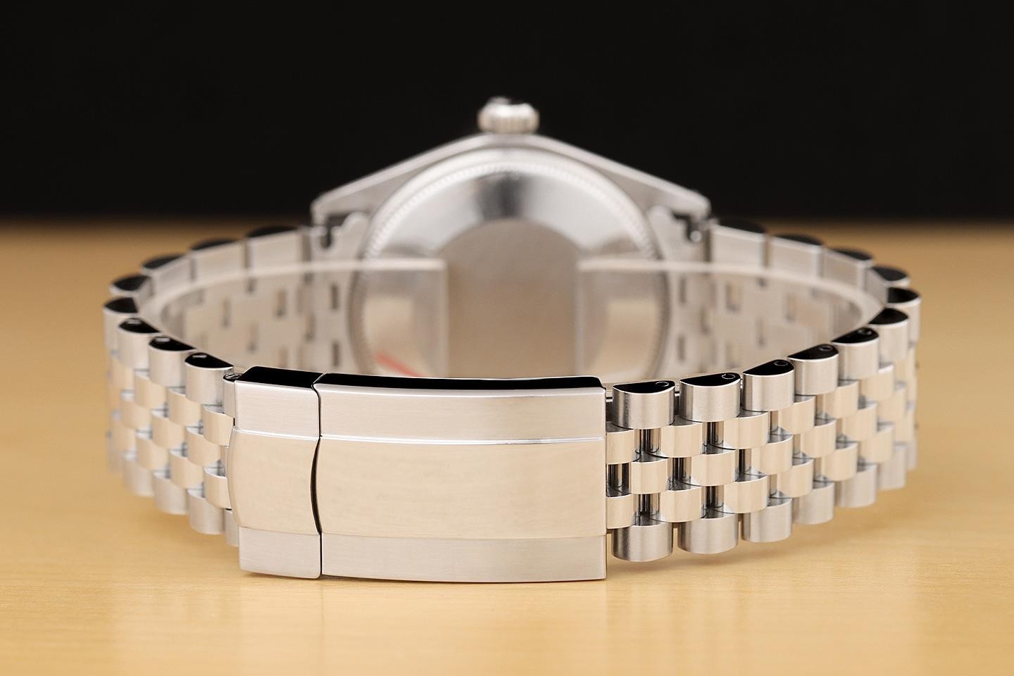 ROLEX OYSTER PERPETUAL AIR-KING 5500 MOTHER OF PEARL DIAL STEEL JUBILEE WATCH