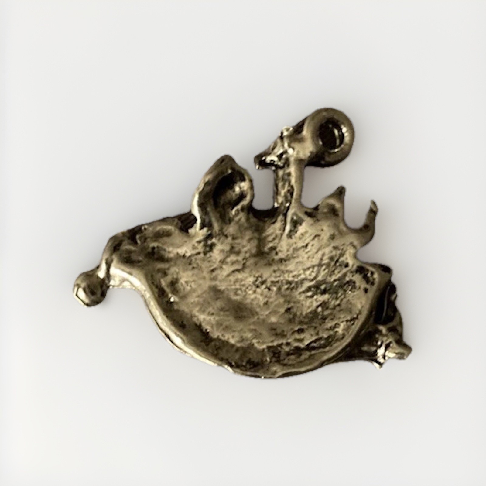 Iridium Metal With Palladium Rhodium Animal Boat Pendant 2.53 Grams Scrap