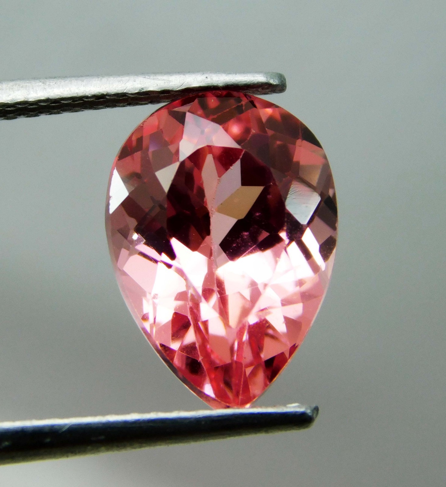 Certified 4.90 Ct Natural Padparadscha Sapphire Stunning Pear Cut Gemstone
