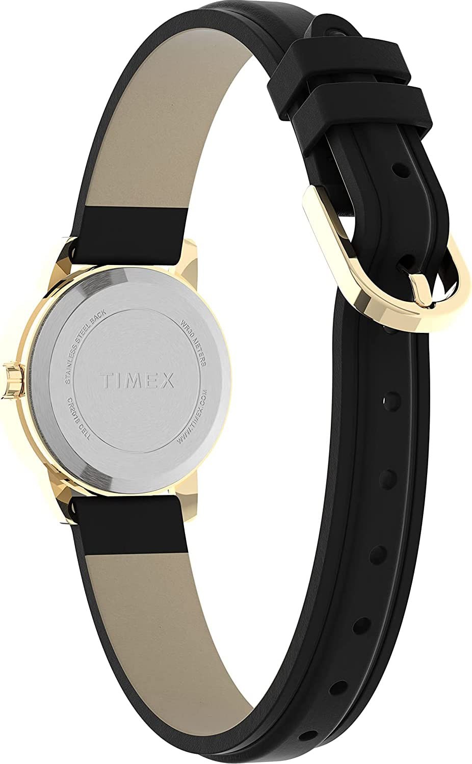Timex Ladies Easy Reader 25 mm Leather Strap Quartz Watch – T2H341 NEW