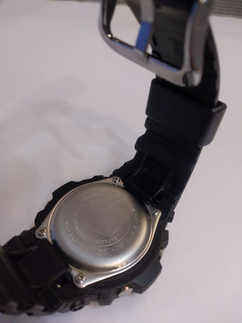 CASIO G-SHOCK AW-591-2AJF Black Blue Analog Digital Aluminum Bezel Mens Watch