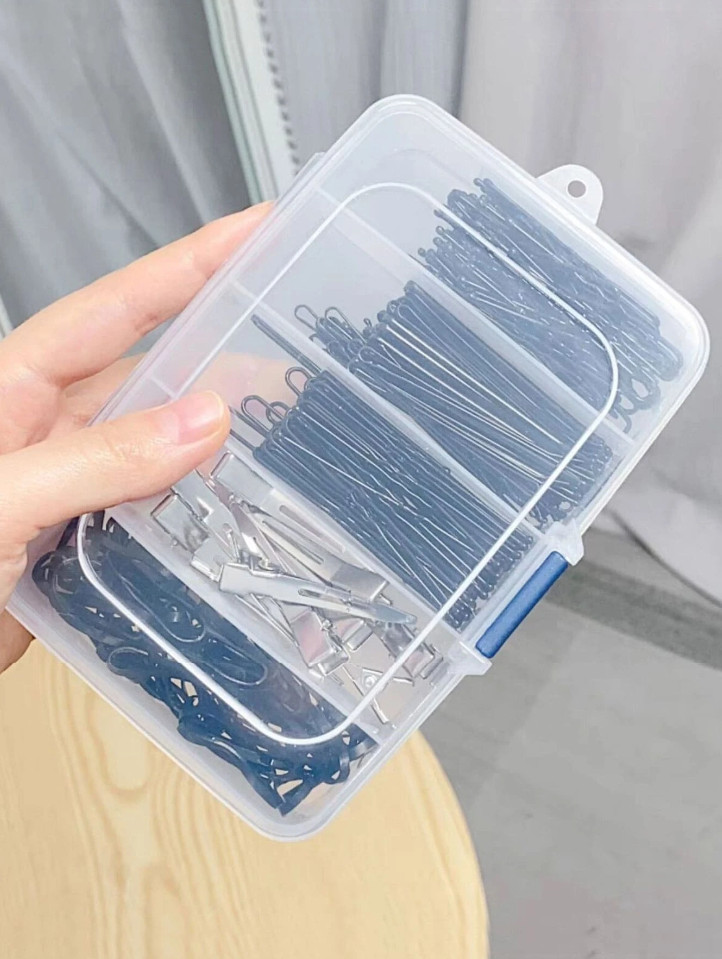 Hair Clip Storage Box Jewelry Organizer Case – Compact & Durable Storage