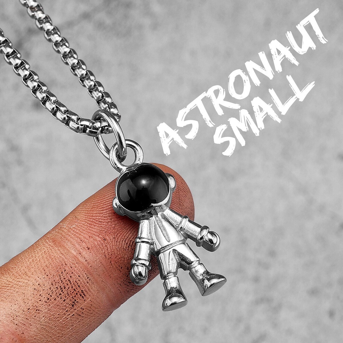 Variety Astronaut Necklaces Pendants Stainless Steel Punk Rock Cute Hip Hop 2023