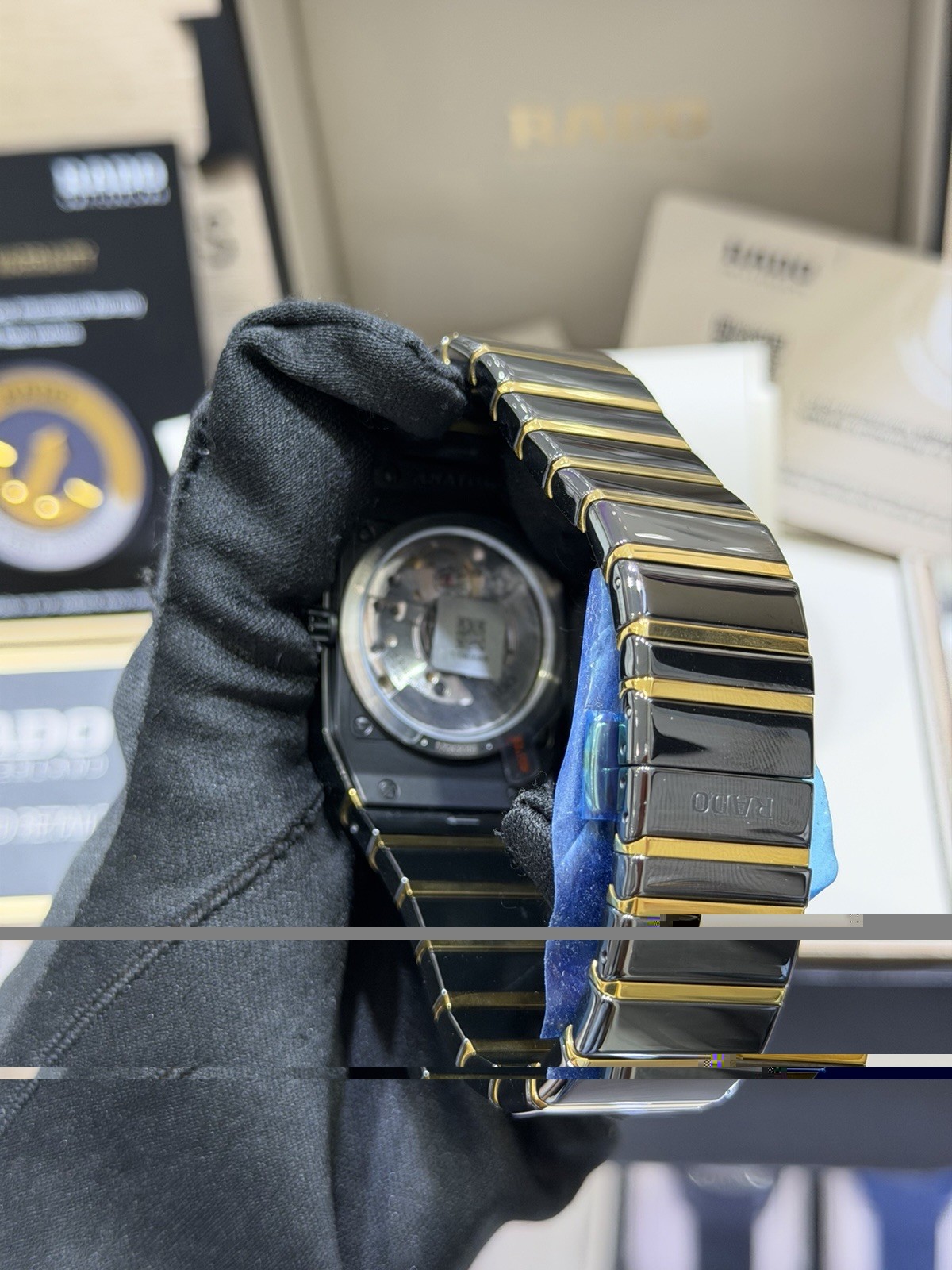 New Rado Anatom Automatic Black Dial Ceramic & Unisex Watch R10200152