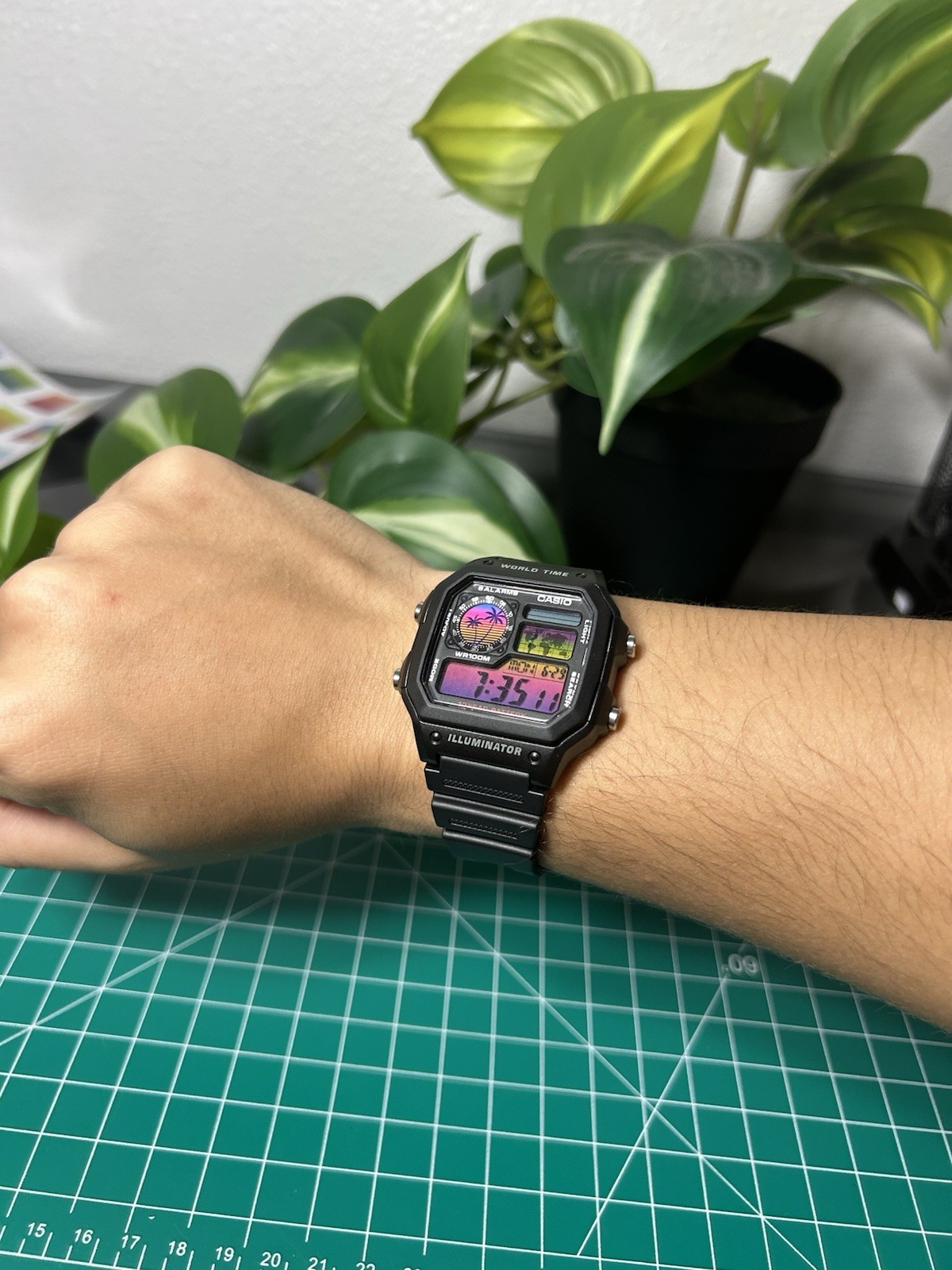 Custom Casio AE1200 Royale Watch | Vaporwave Mod