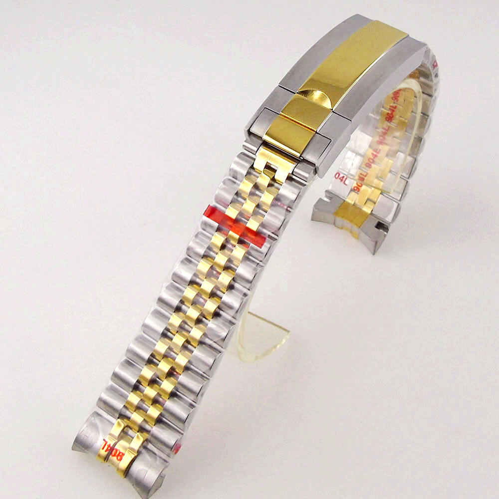 20mm Width Black PVD/Silver/Rose Gold Stainless Steel Slide Glide Folding Buckle