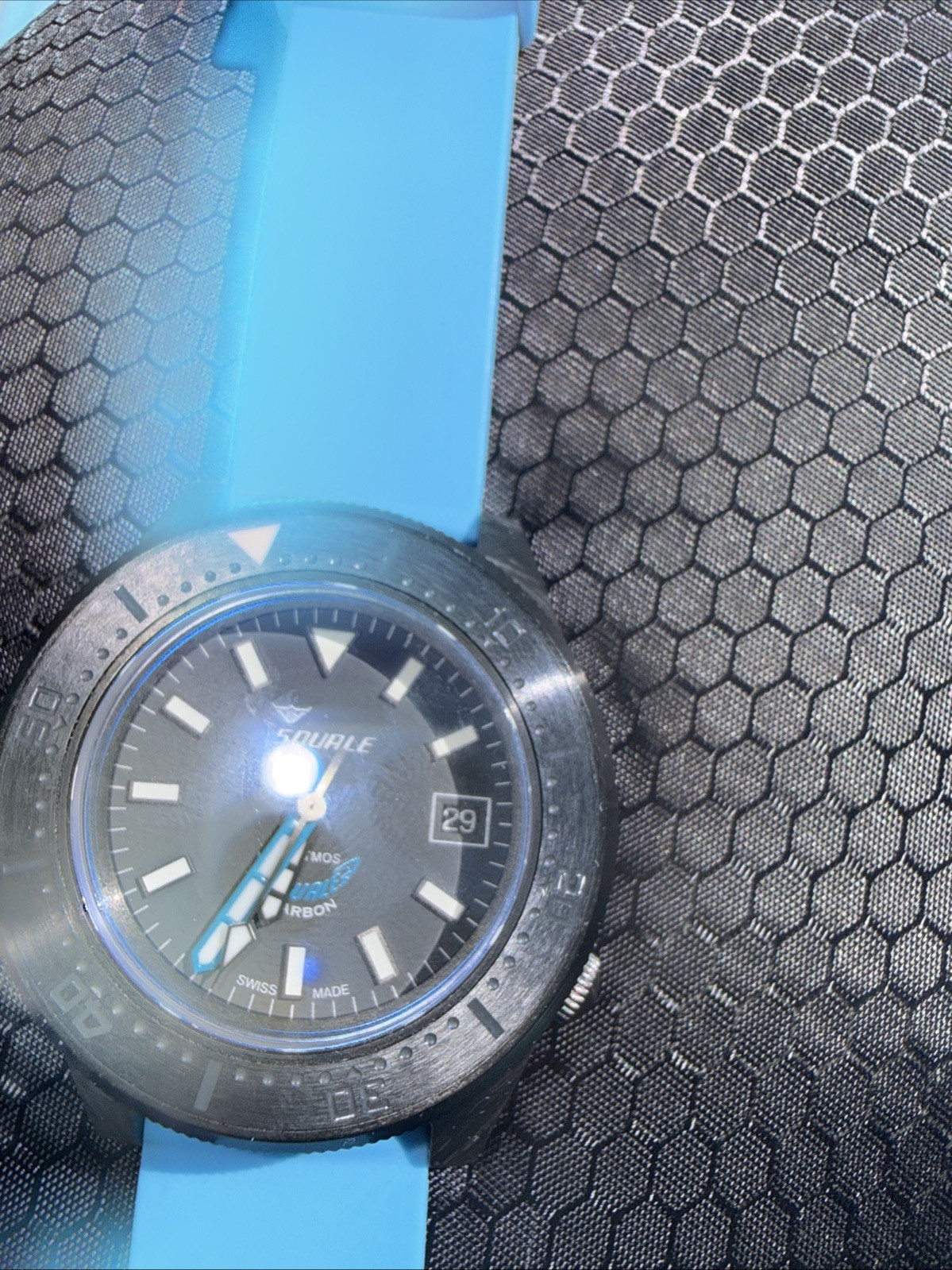 Squale 60 Atmos Forged Carbon Dive Watch 42 Mm Full Set