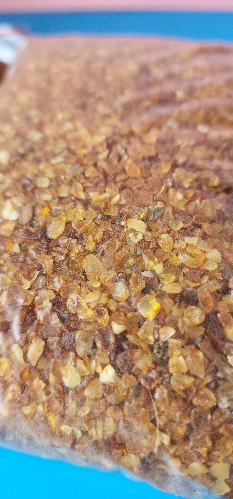 Natural Baltic Amber Chips 2–4mm Lot | Lithuania Import | 2 Bags 2.25 lb