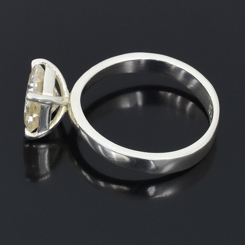 2.50 Ct Certified Cushion Cut Diamond Ring-Amazing Luster, FREE DIAMOND STUDS