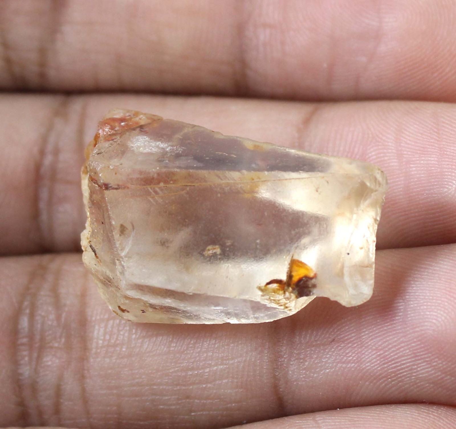 48.45 Ct Certified Natural Yellow Golden Topaz Gemstone Rough T36489