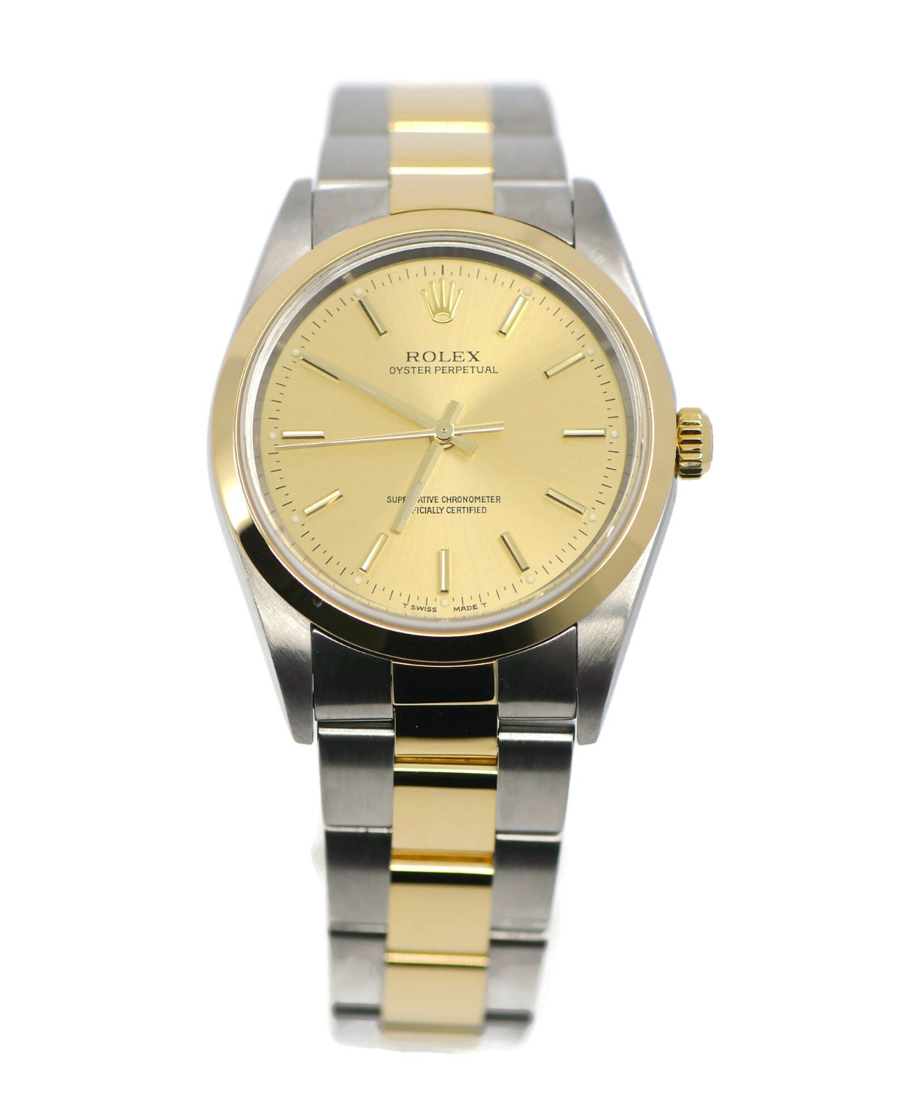 Rolex Oyster Perpetual 18K/Stianless Steel Watch 14203M