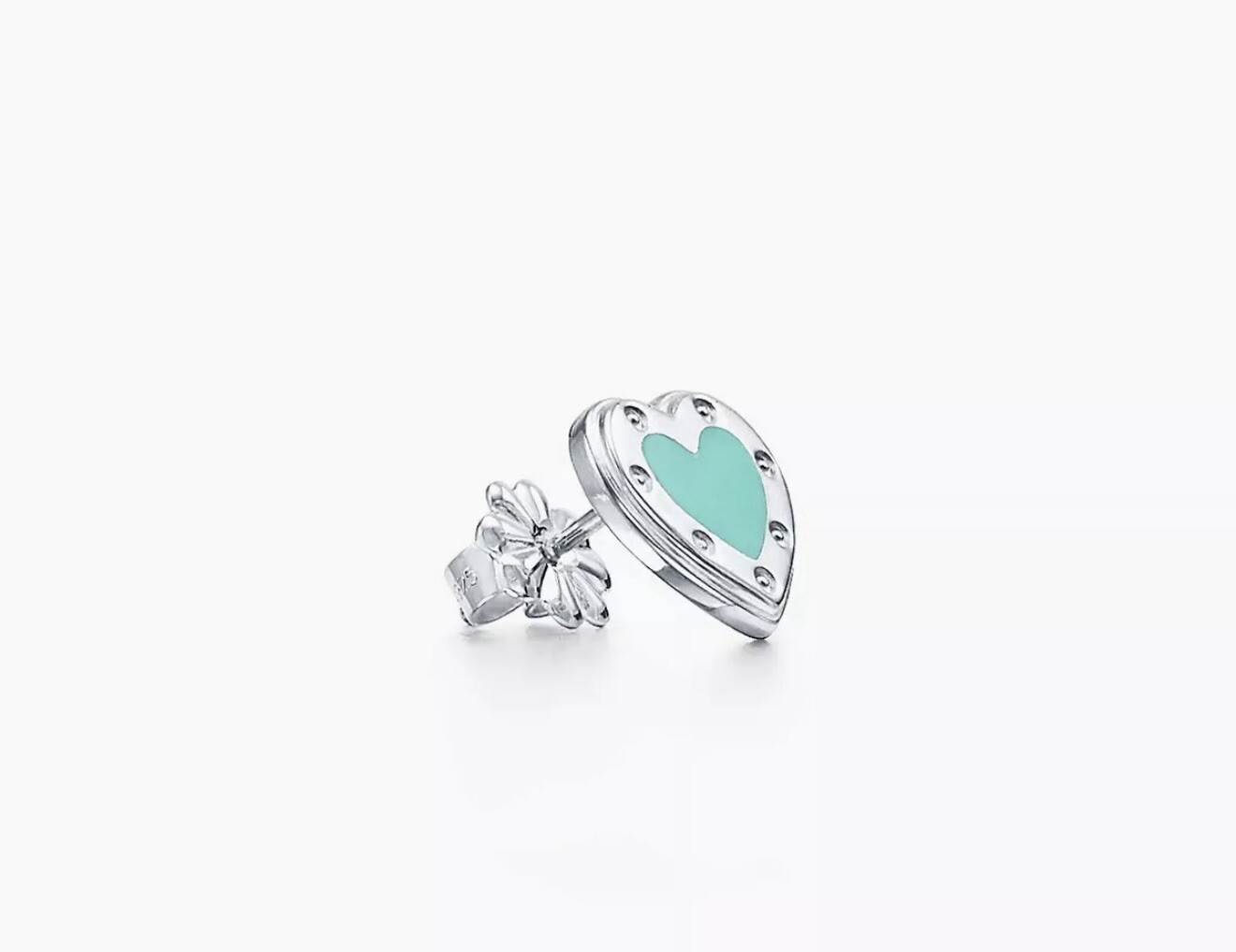 Love Tiffany & Co Blue Heart Earrings