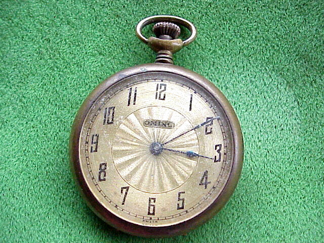 Ominc USA pocket watch Swiss Movement O.Maire – One jewel? Dial Turns – Heirloom