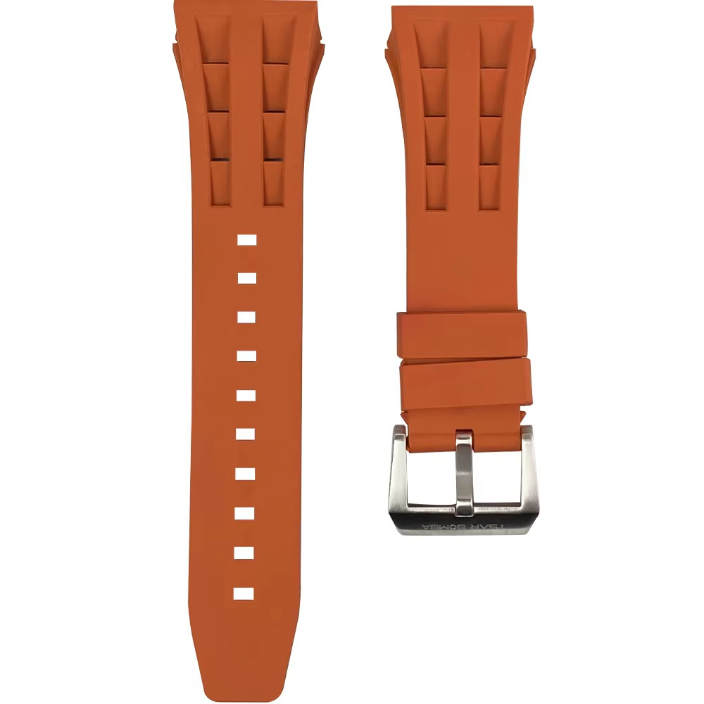 FKM Rubber Watch Band Strap Fits TSAR BOMBA TB8204 TB8206 TB8207 TB8208 TB8209
