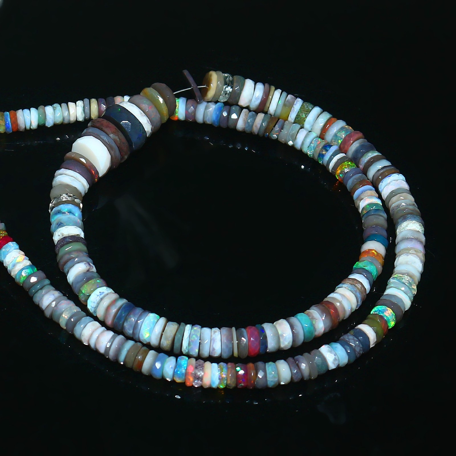Gemstone Opal Bead Tyre Opal bead Multi-Color Opal Wedding Jewelry Birthday Gift