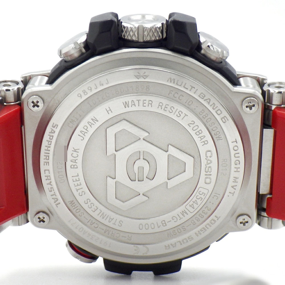 CASIO MTG B1000D 1AJF G SHOCK MT G Tough Solar Radio Silver Stainless Steel Resi