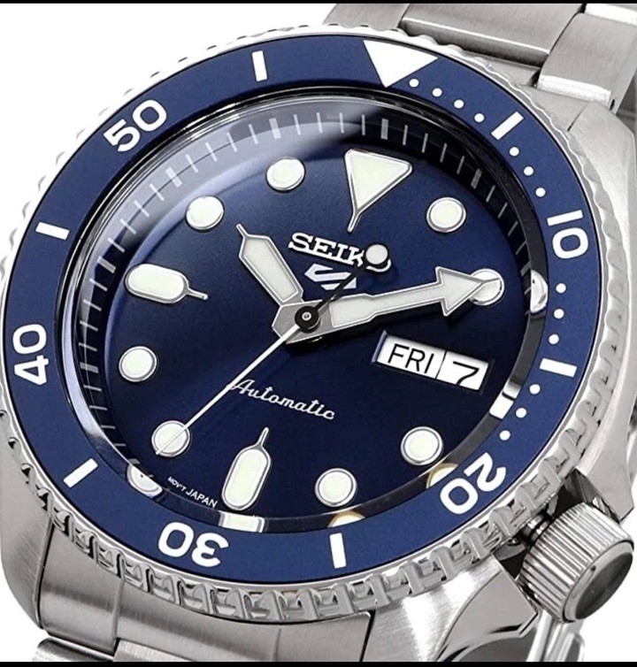 Seiko 5 Sports Automatic Blue Dial Men’s Watch SRPD51