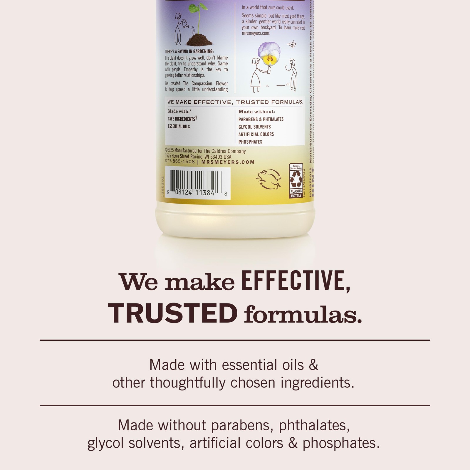 MRS. MEYER’S CLEAN DAY Multi-Surface Everyday Cleaner, 16 Fl Oz (Pack of 1)