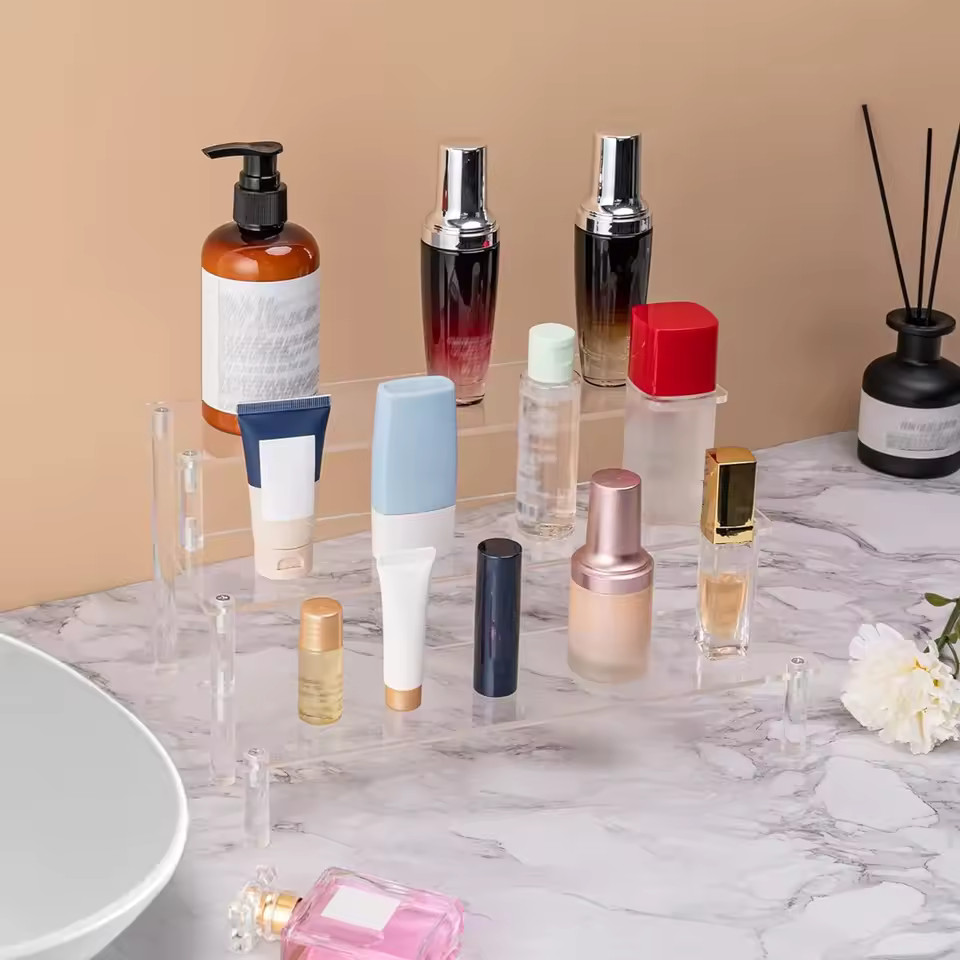 Multilayer Acrylic Display Rack – For Perfume, Cosmetics, Dolls & Nail Polish