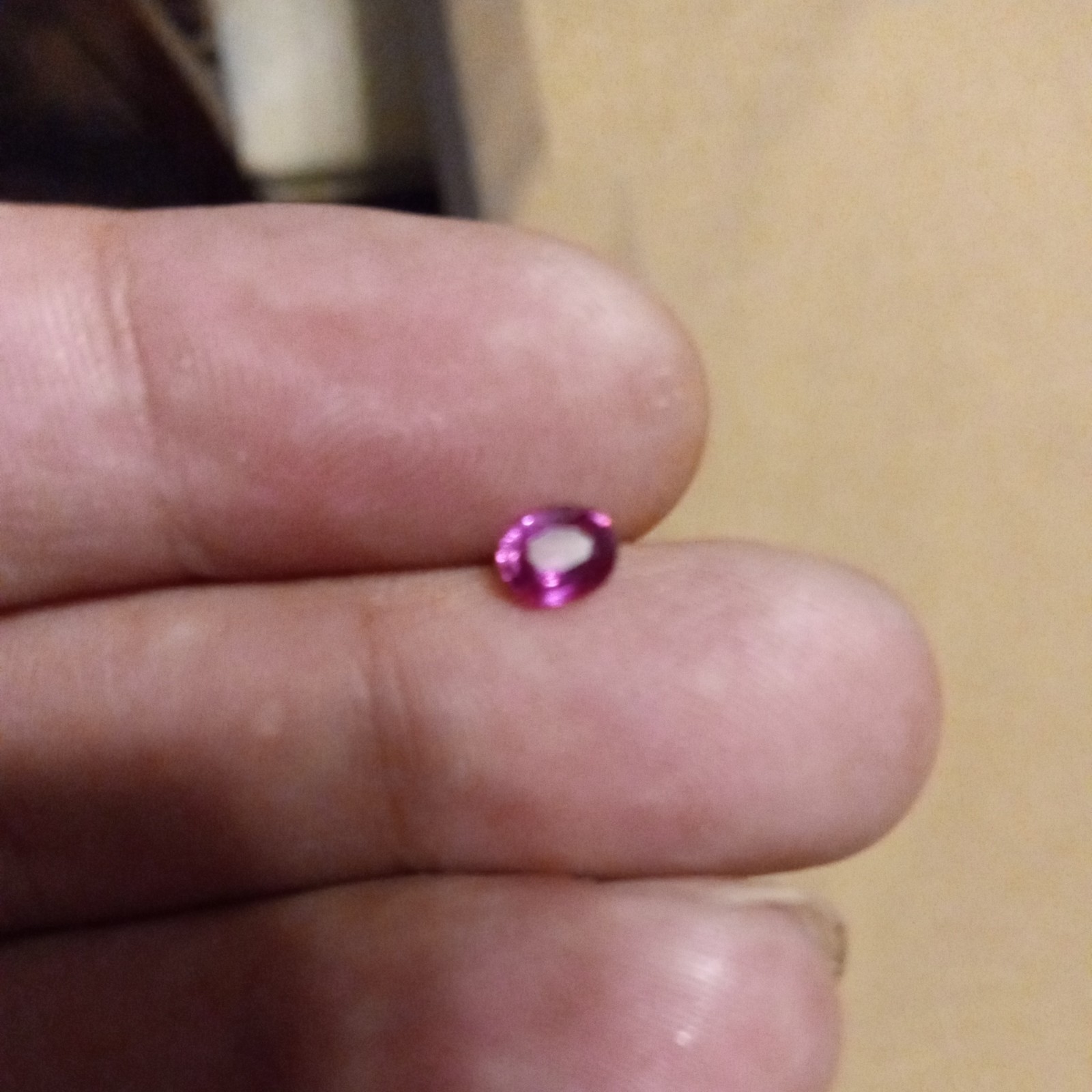 .57 ct natural purplish pink sapphire unheated oval shaped gorgeous 😍