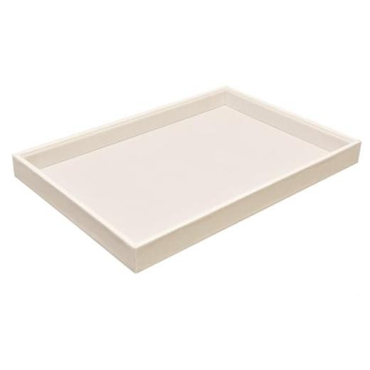 Velvet Jewelry Tray for Drawers Jewelrys Display Tray Stackable Jewelry 1 Beige
