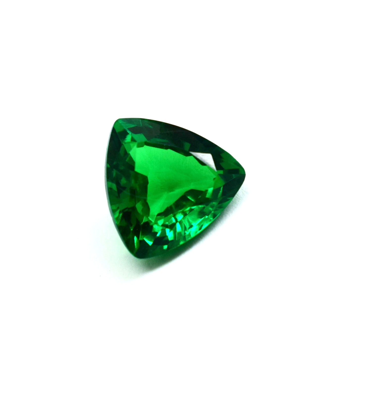 10-12 CT Trillion Cut Kenya’s Certified Natural Tsavorite Green Garnet Gemstone