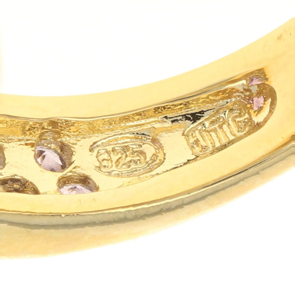 Sterling Silver Amethyst Halo Ring – 925 Gold Plated Cushion 6.70ctw Size 8