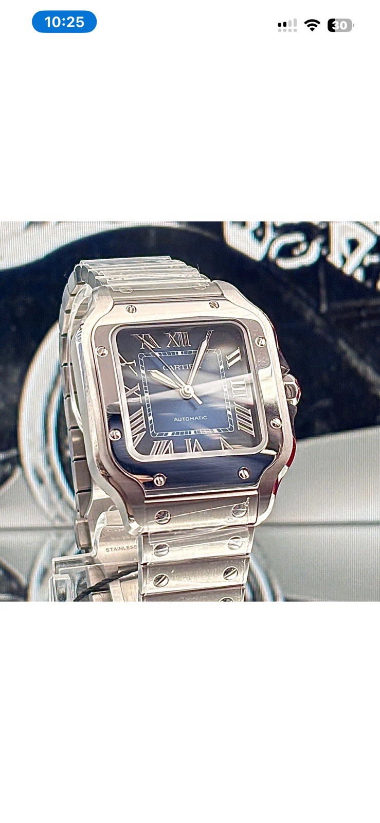 Cartier Santos de Cartier WSSA0063 Medium Blue Dial 2024