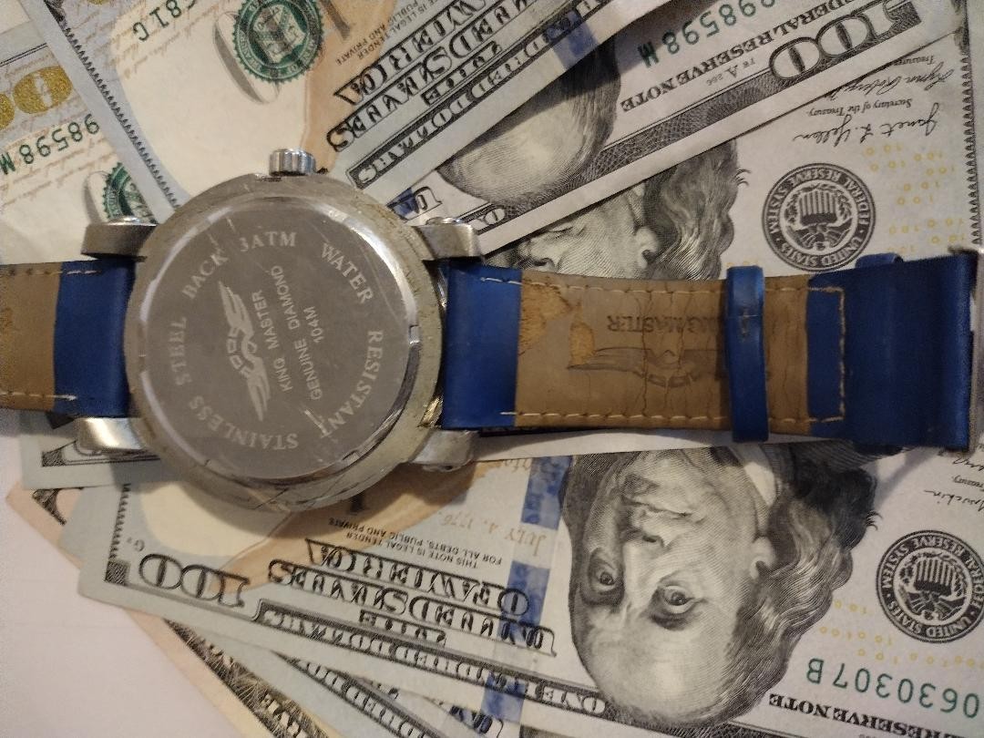 King Master Genuine Diamond LUXURY WATCH