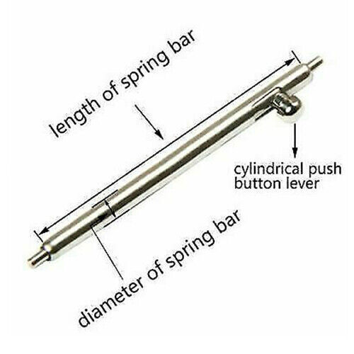 10pcs Replacement Quick Release Watch Strap Spring Bars Pins 18/ 20/ 22/ 22.5 mm