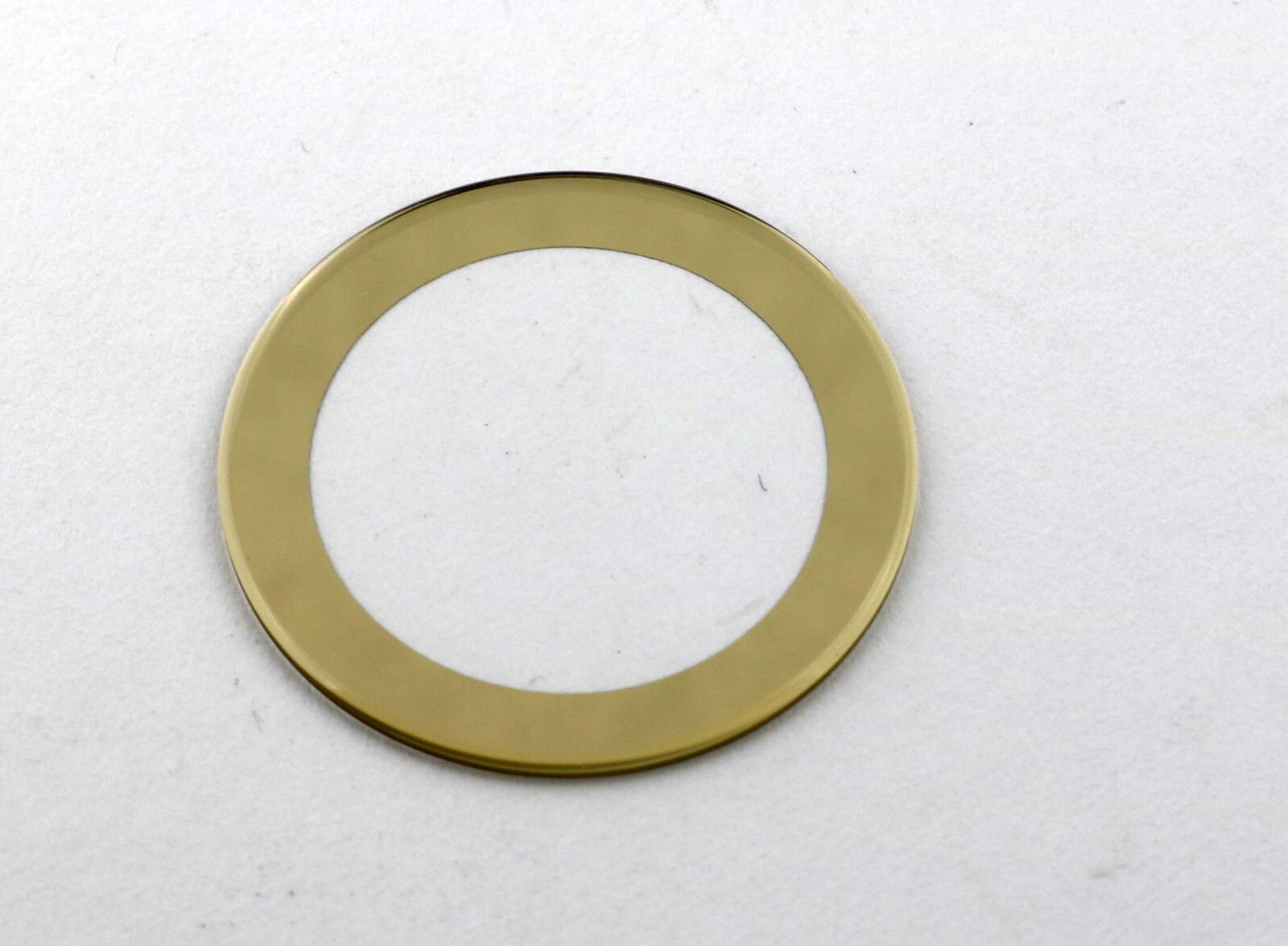 MINERAL GLASS FIT MOVADO* BOLD WATCH CASE 01-3-34-6258 GOLD TRIM 30.0 X 1.25 MM