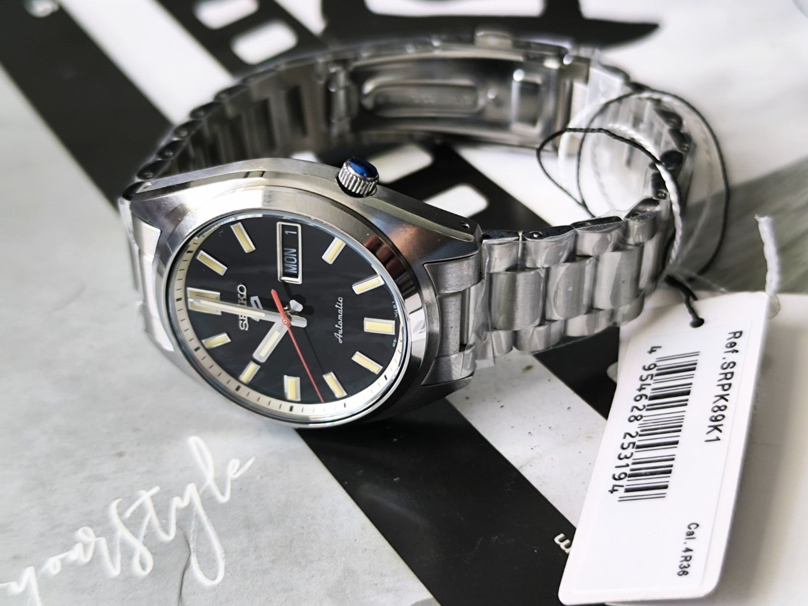 Seiko 5 Sports Asia SNXS series Black Dial SRPK89K1