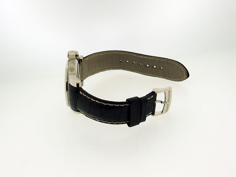 Michel Jordi Single Equinox Dual Time Silver Eye in 18k White Gold $32,800 LNIB