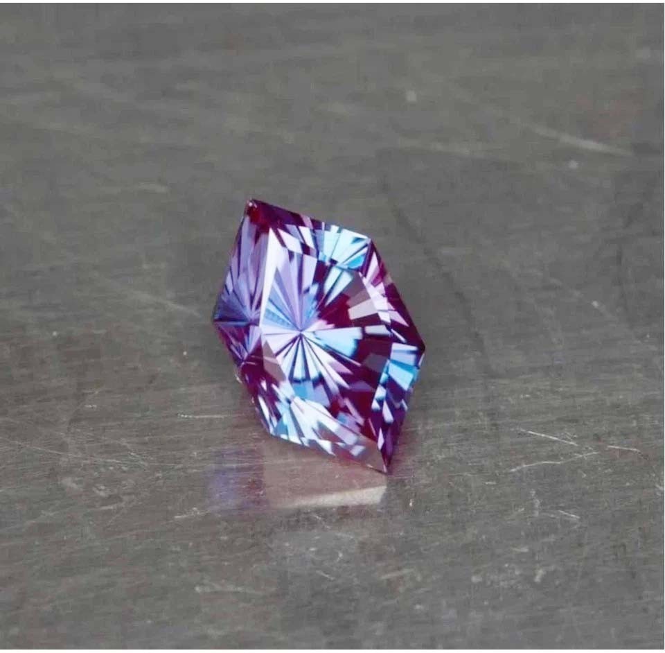 Certified 15 Ct+ Natural Alexandrite Color Change Fancy Cut Loose Gemstone