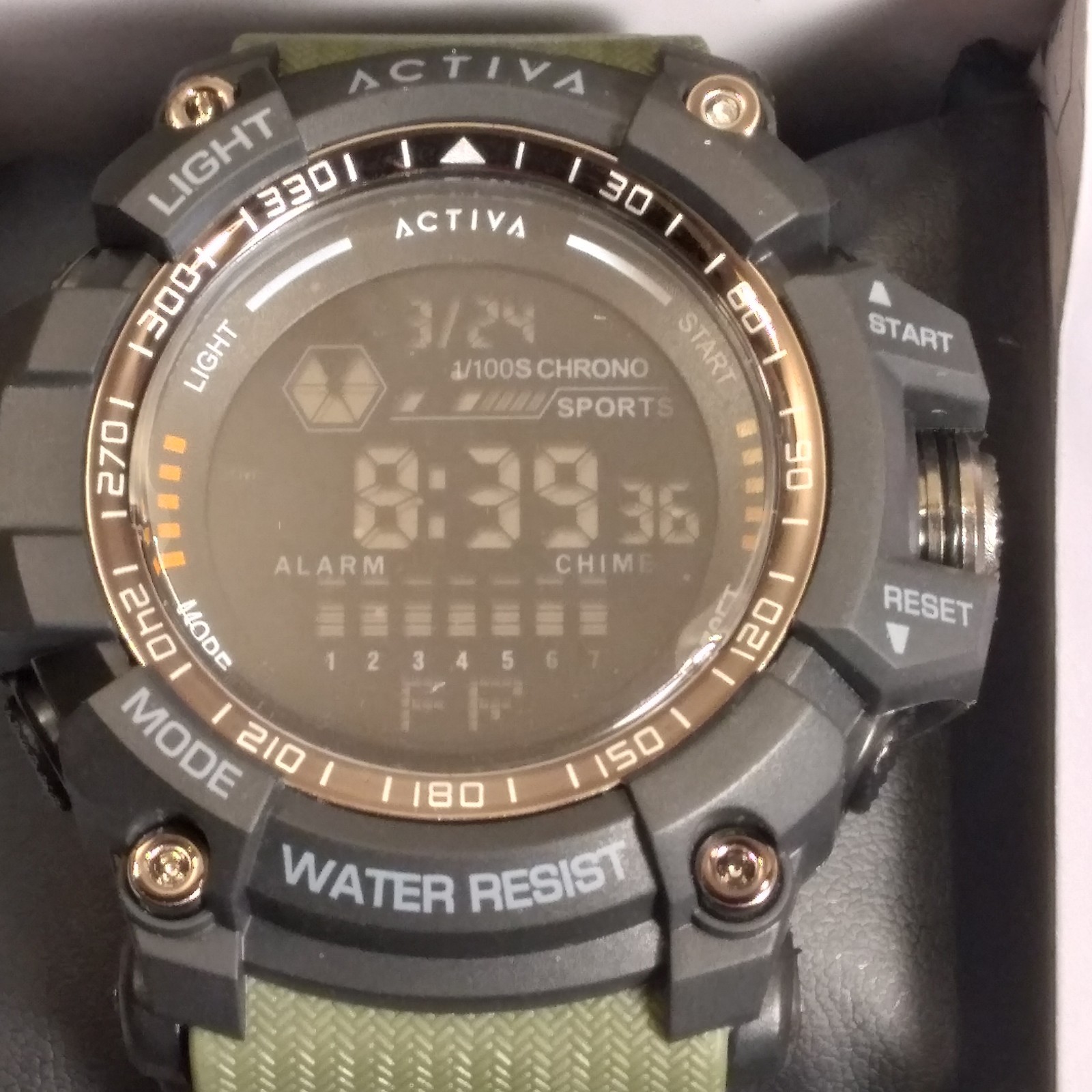 Activa X Terrian Invicta Digital 45mm Camouflage Green (ACW8105MC-001) NWT 😎